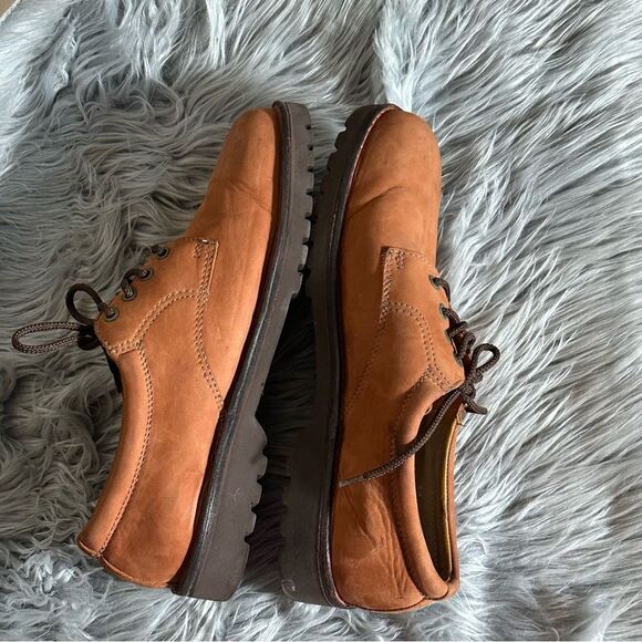 Florsheim Men's Brown Leather Oxfords - Picture 3 of 7